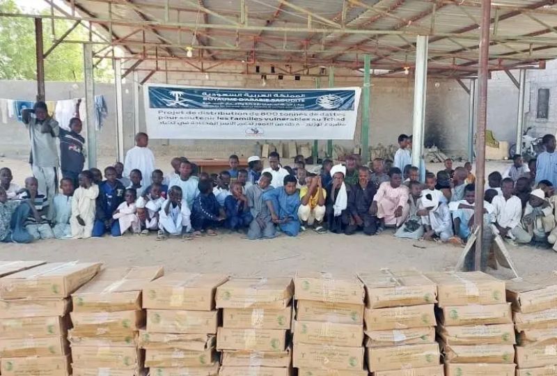 KSrelief distributes 2,875 cartons of dates in Chad